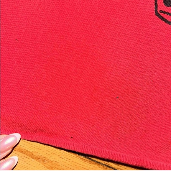 STARTER Red Chicago Bulls Crop Top - Picture 3 of 5